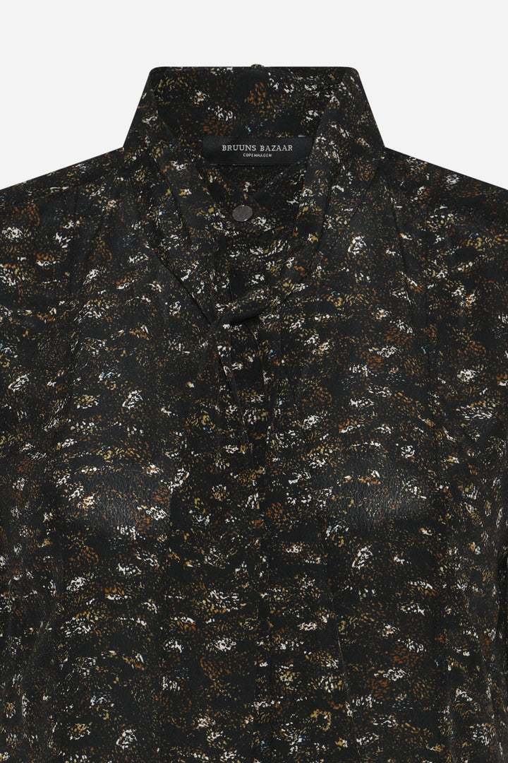 Bruuns Bazaar Women SolfiaBBVenca skjorte Skjorter Dark AOP