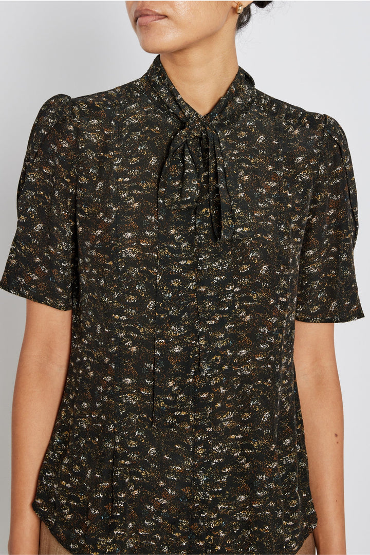 Bruuns Bazaar Women SolfiaBBVenca skjorte Skjorter Dark AOP