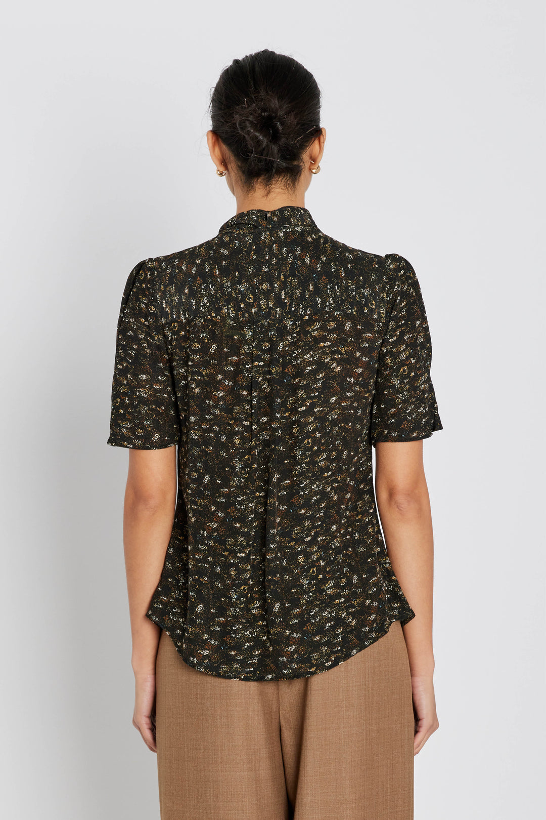 Bruuns Bazaar Women SolfiaBBVenca skjorte Skjorter Dark AOP