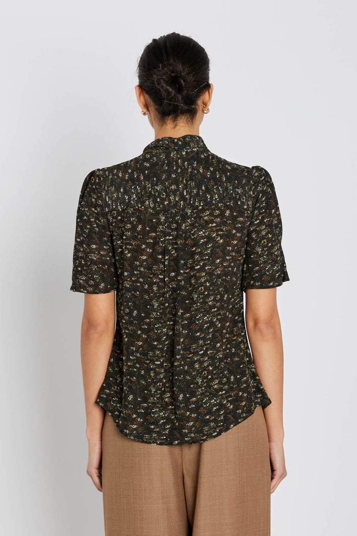 Bruuns Bazaar Women SolfiaBBVenca skjorte Skjorter Dark AOP