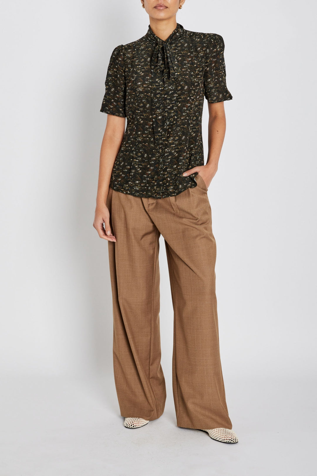 Bruuns Bazaar Women SolfiaBBVenca skjorte Skjorter Dark AOP