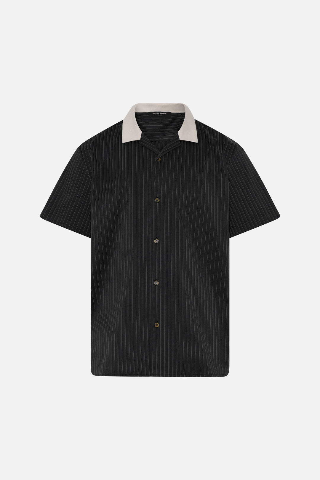 Bruuns Bazaar Men SpecsBBHonor SS shirt Skjorter Black stripe