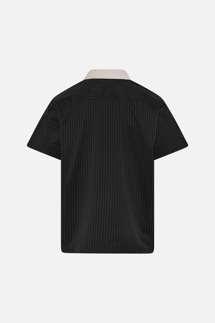 Bruuns Bazaar Men SpecsBBHonor SS shirt Skjorter Black stripe