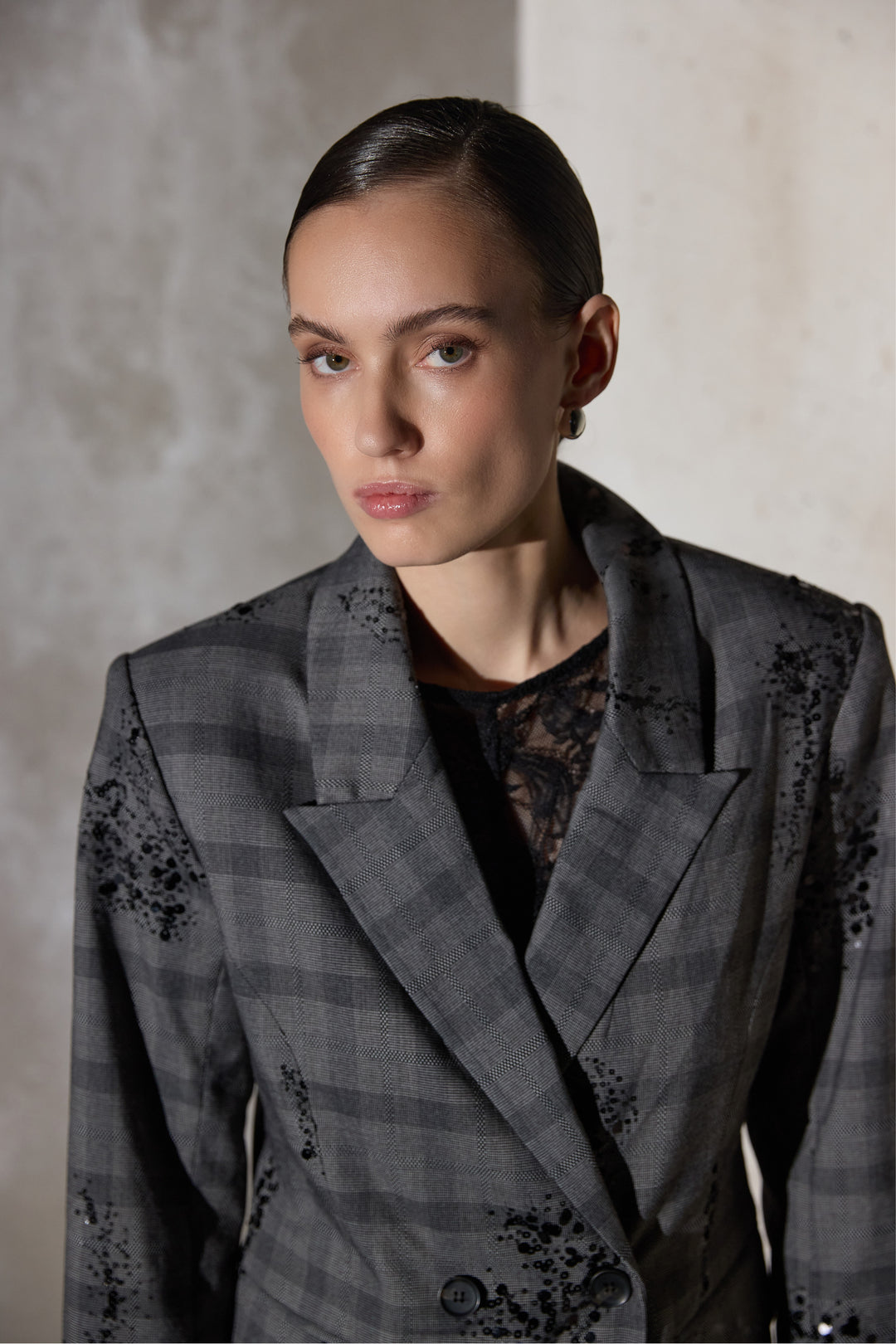 Bruuns Bazaar Women StachysBBTuxana blazer Blazere Dark Check