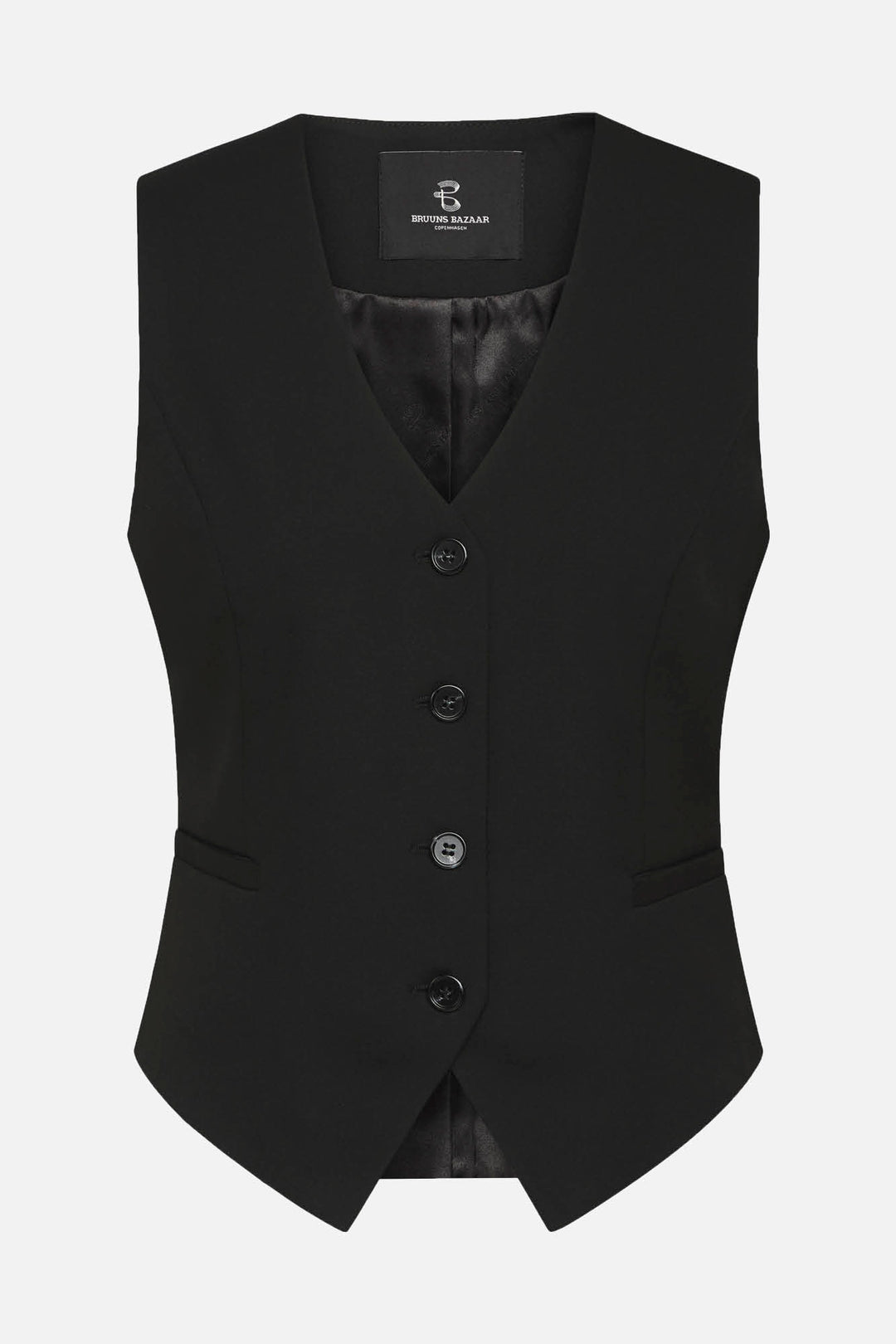 Bruuns Bazaar Women StaticeBBBielle waistcoat Blazere Black