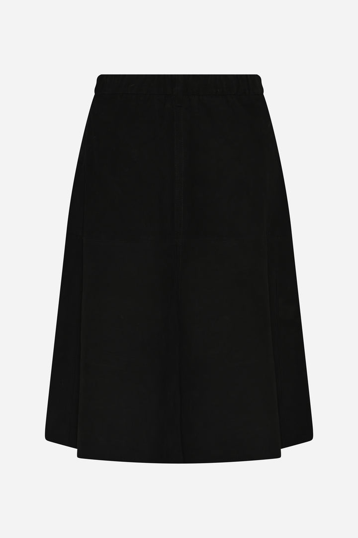 Bruuns Bazaar Women SuedaBBIrene suede nederdel Nederdele Black