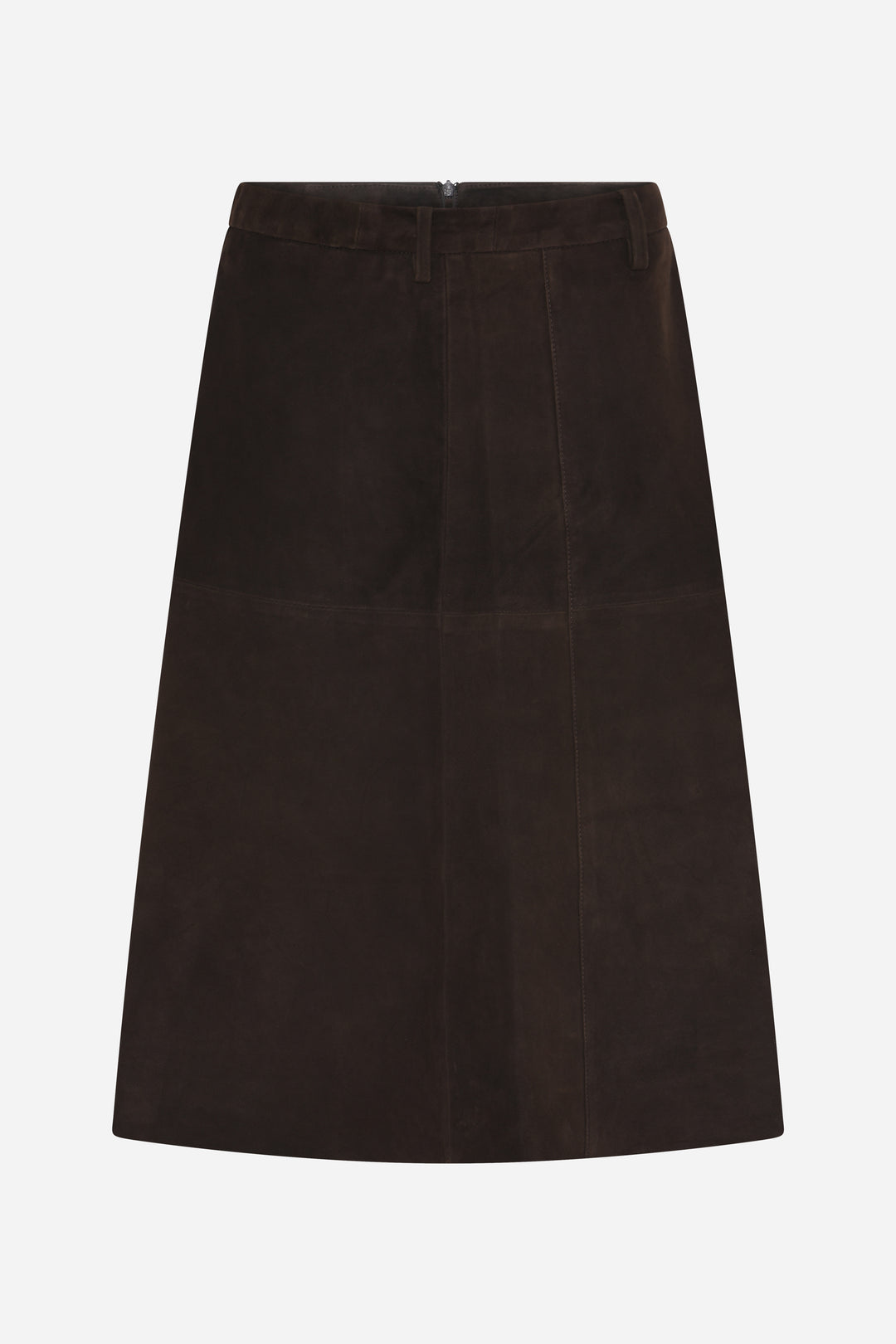 Bruuns Bazaar Women SuedaBBIrene suede nederdel Nederdele Dark Brown