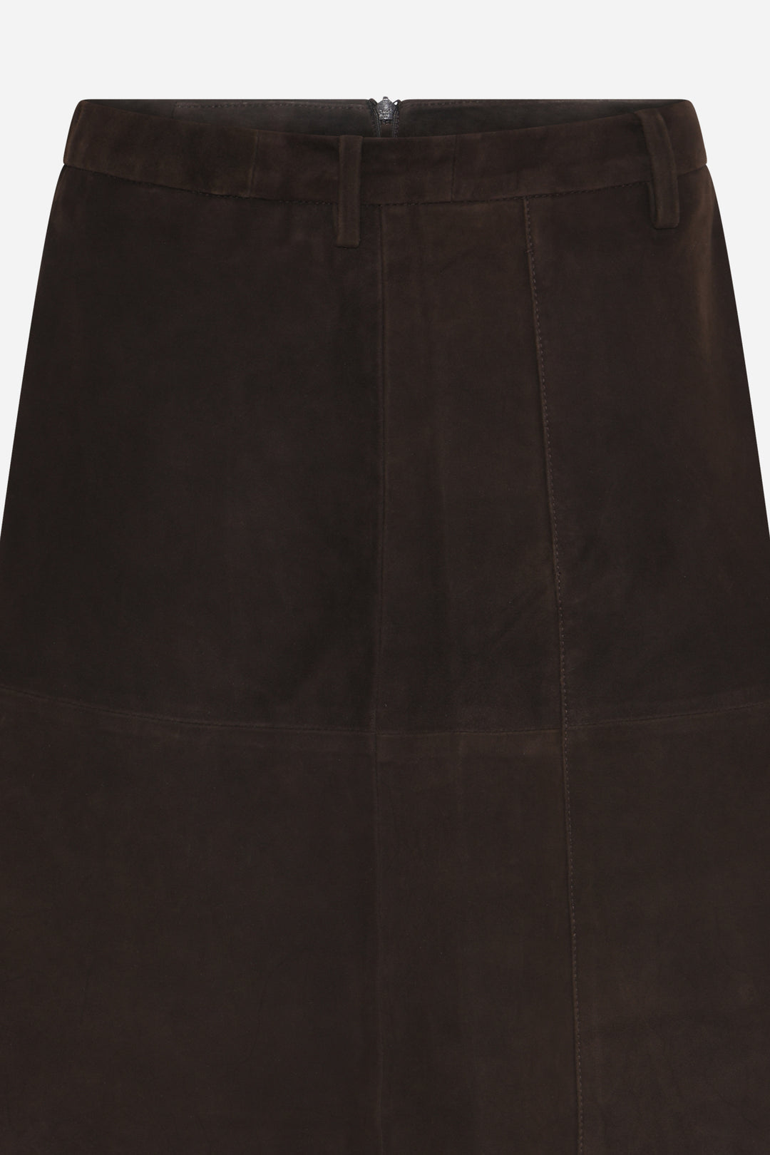 Bruuns Bazaar Women SuedaBBIrene suede nederdel Nederdele Dark Brown