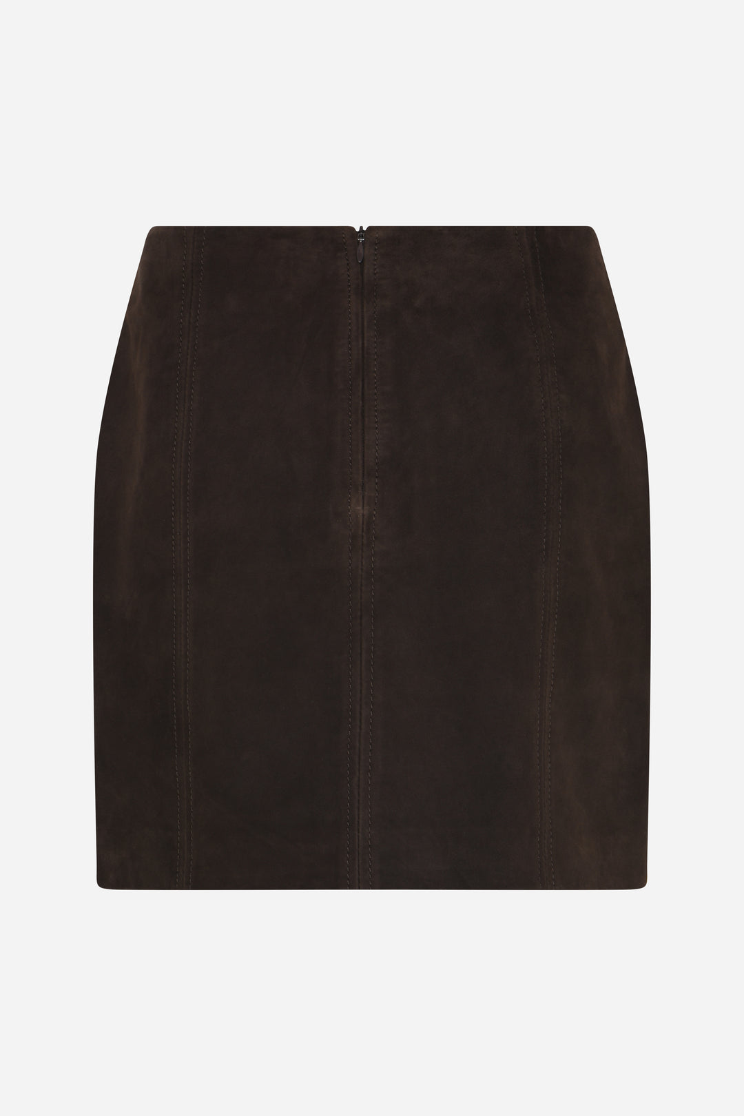 Bruuns Bazaar Women SuedaBBSianata ruskindsnederdel Nederdele Dark Brown
