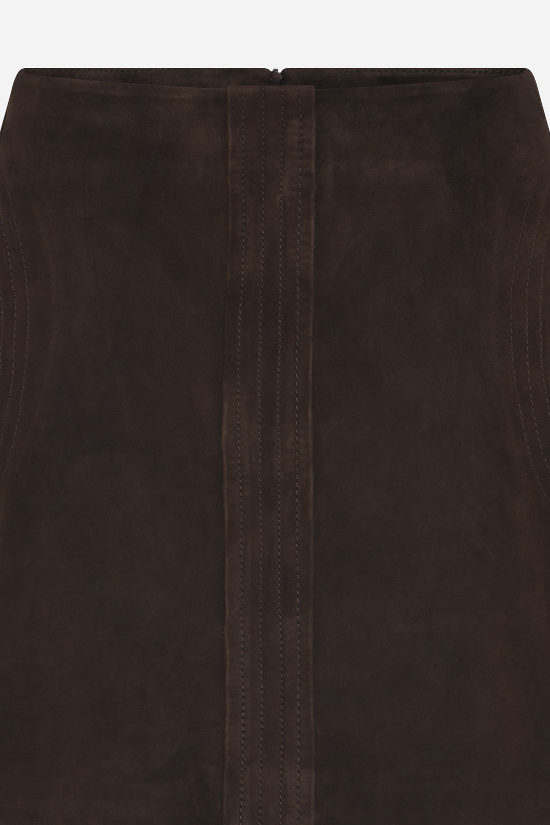 Bruuns Bazaar Women SuedaBBSianata ruskindsnederdel Nederdele Dark Brown