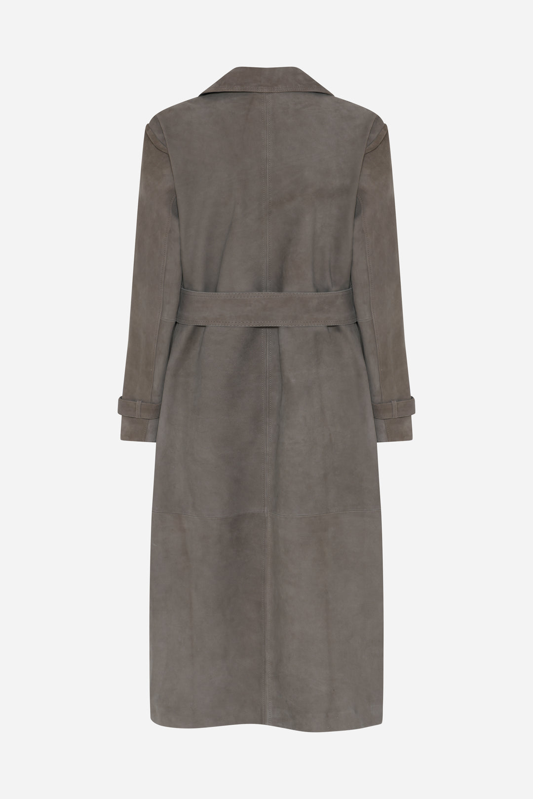 Bruuns Bazaar Women SuedaBBWiolas ruskindsfrakke Overtøj Taupe grey