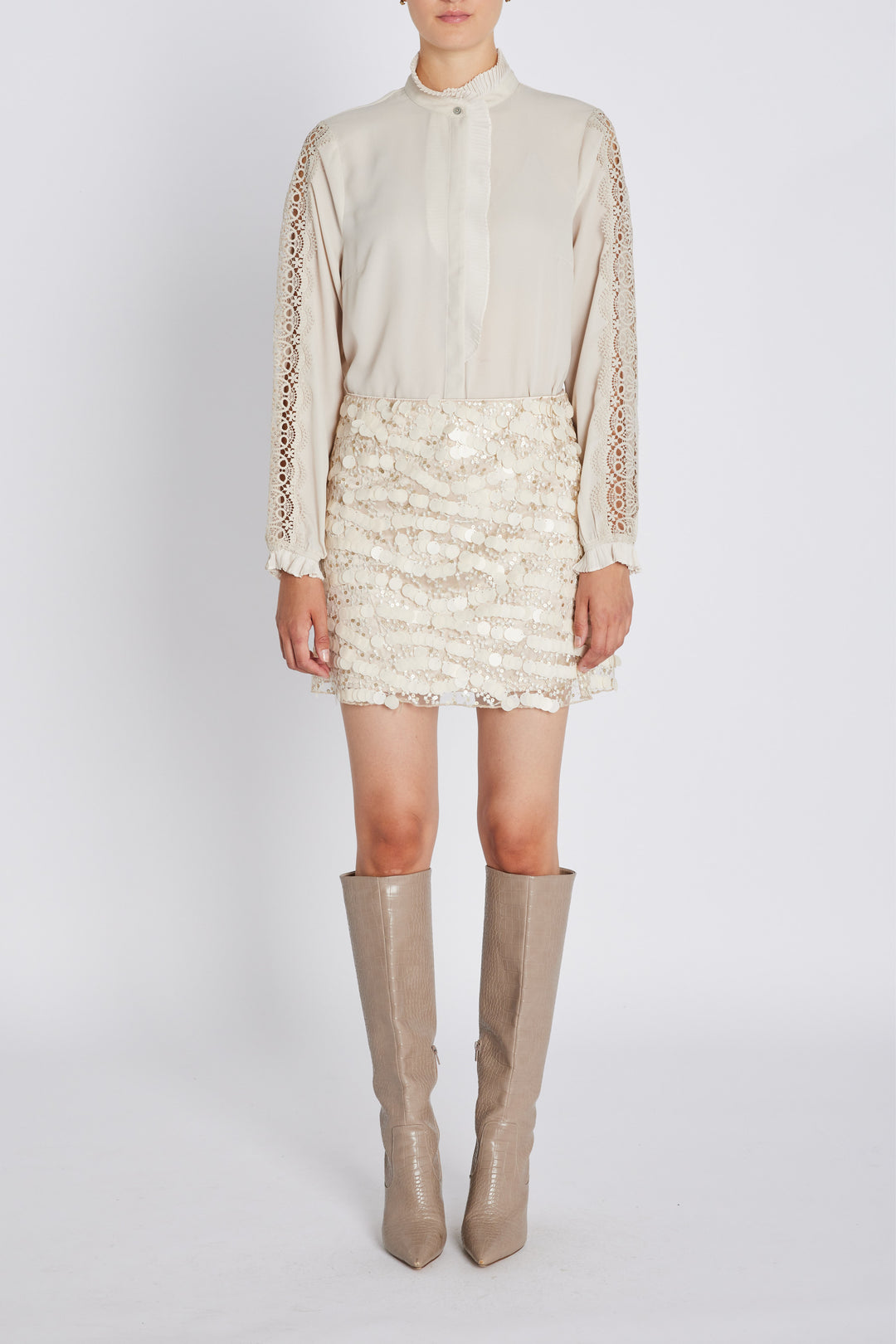 Bruuns Bazaar Women SweetpieBBJoannas nederdel Nederdele Cream