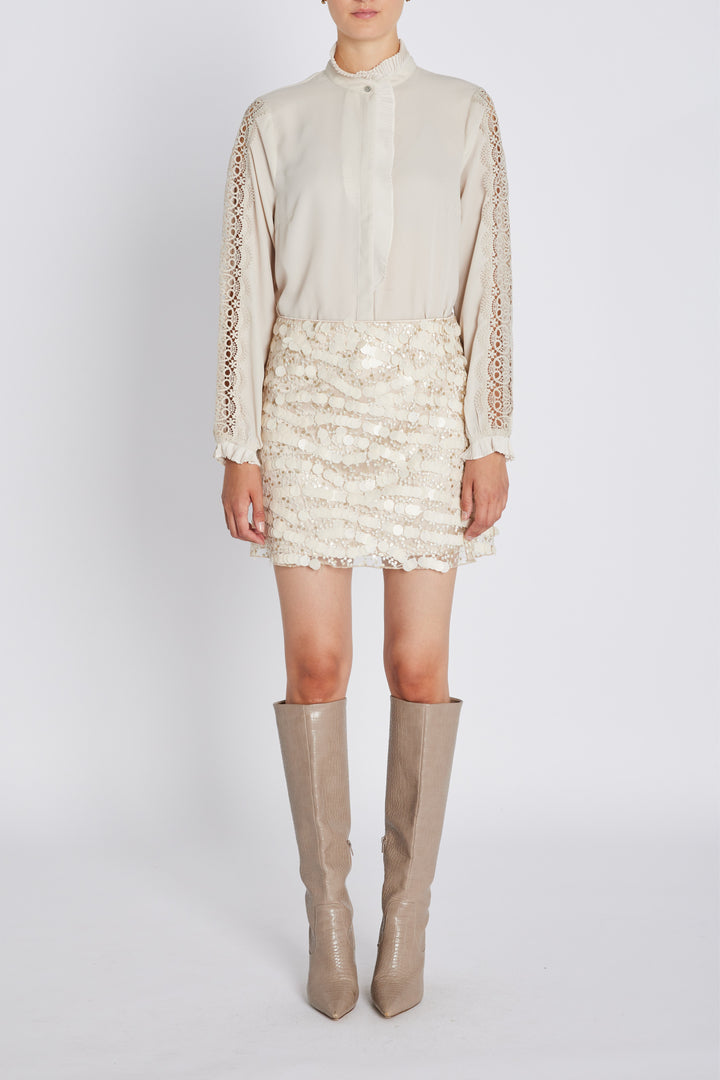 Bruuns Bazaar Women SweetpieBBJoannas nederdel Nederdele Cream