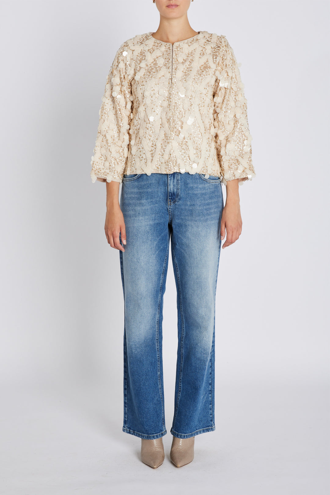 Bruuns Bazaar Women SweetpieBBLeonise jakke Blazere Cream