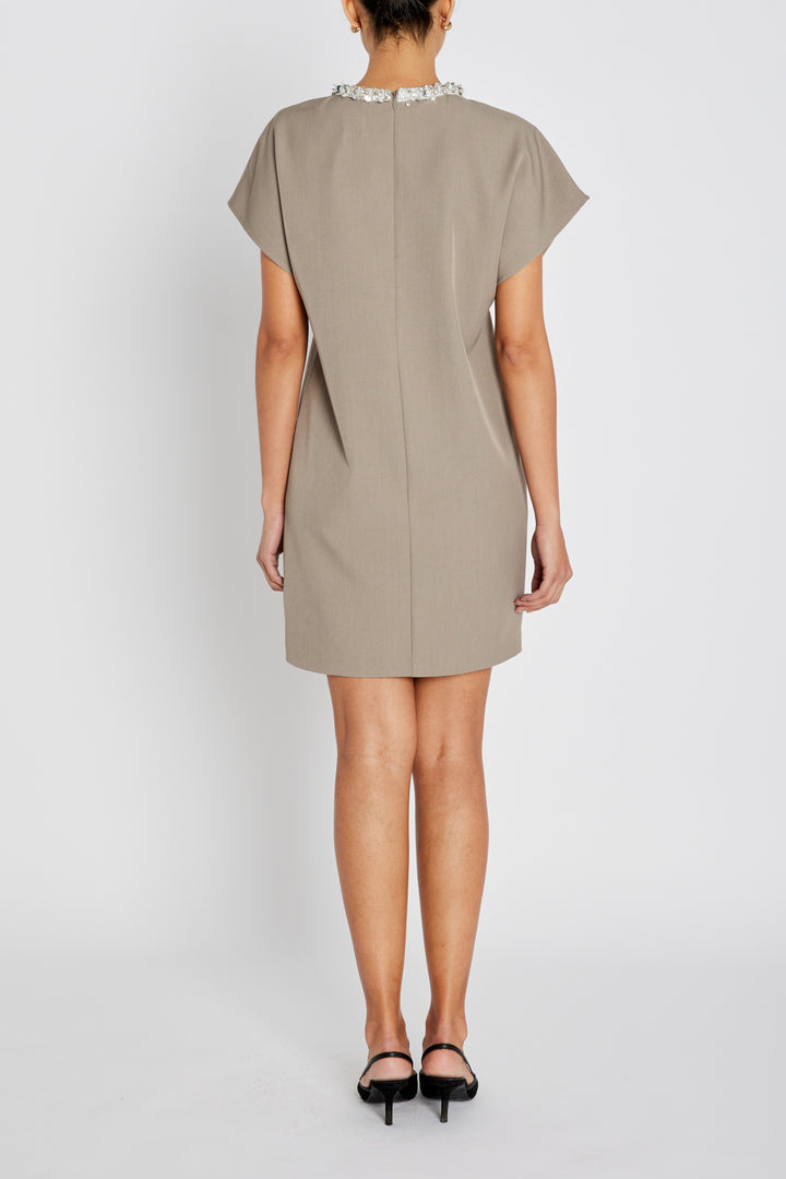 Bruuns Bazaar Women SyagrusBBAriala kjole Kjoler Warm Grey