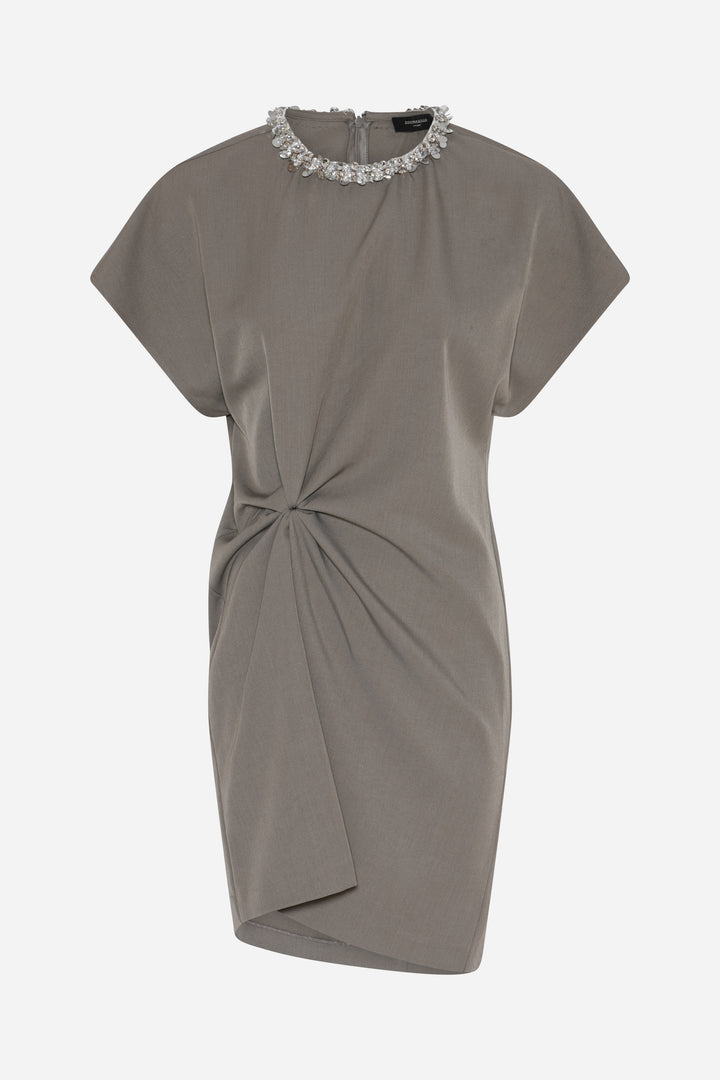 Bruuns Bazaar Women SyagrusBBAriala kjole Kjoler Warm Grey