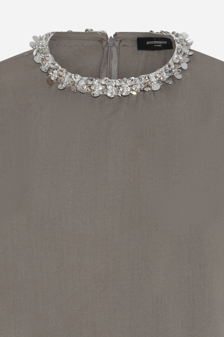 Bruuns Bazaar Women SyagrusBBAriala kjole Kjoler Warm Grey