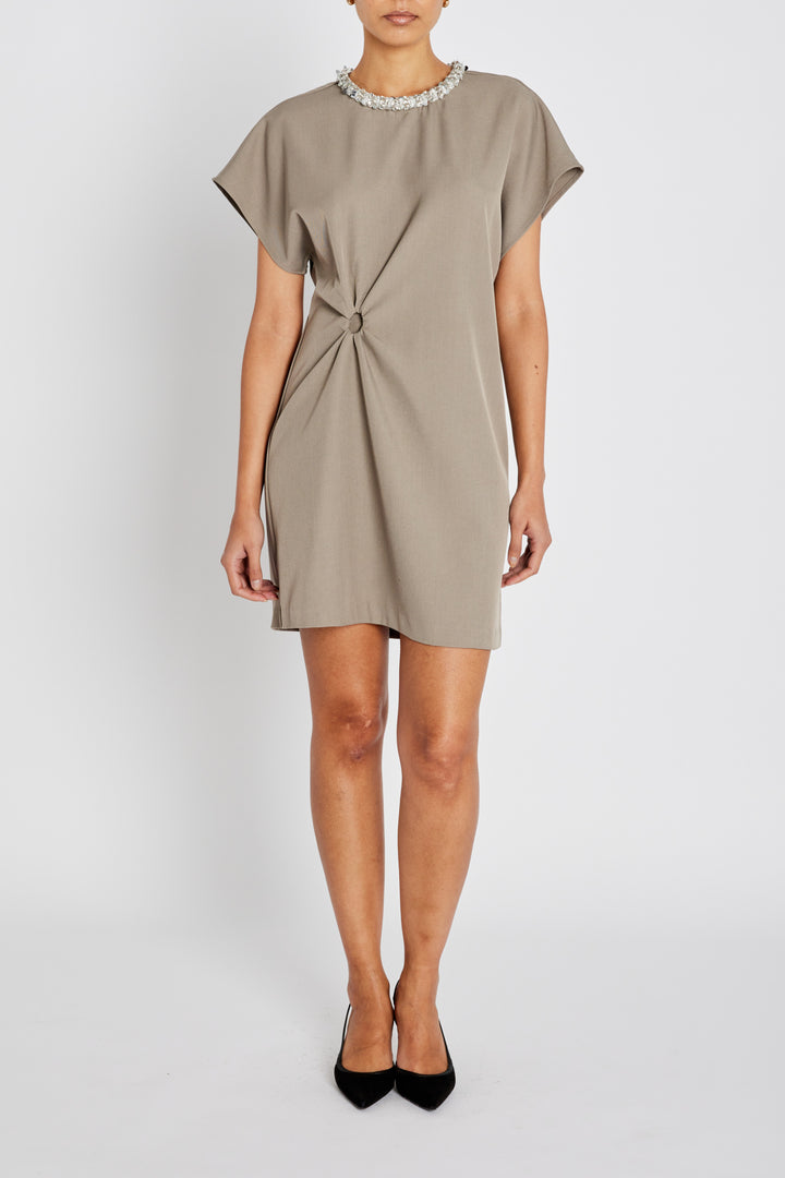 Bruuns Bazaar Women SyagrusBBAriala kjole Kjoler Warm Grey