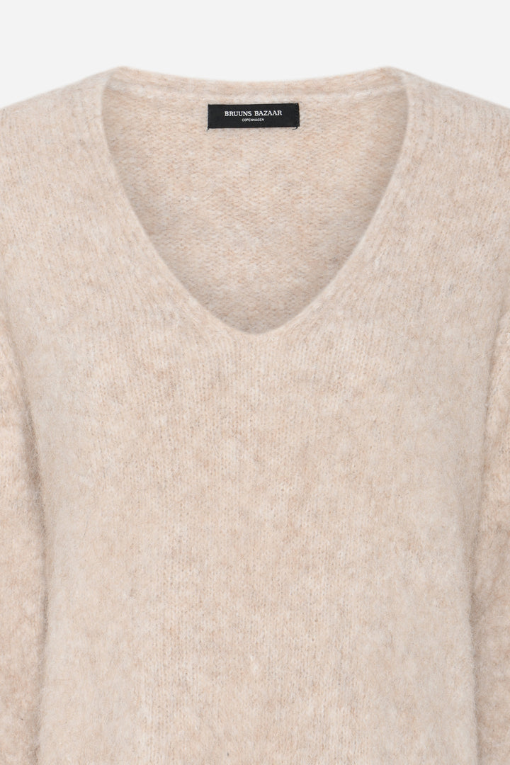 Bruuns Bazaar Women SyringabrushedBBElaia strik Strik Beige