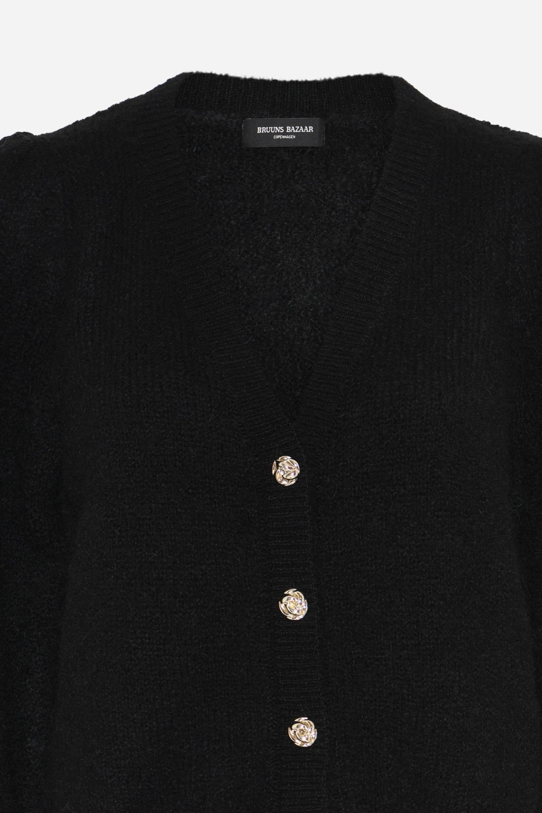Bruuns Bazaar Women SyringabrushedBBKrista strik cardigan Strik Black