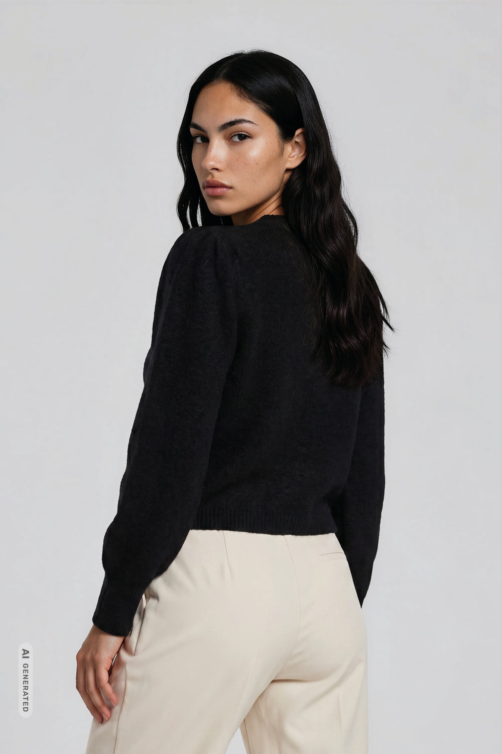 Bruuns Bazaar Women SyringabrushedBBKrista strik cardigan Strik Black