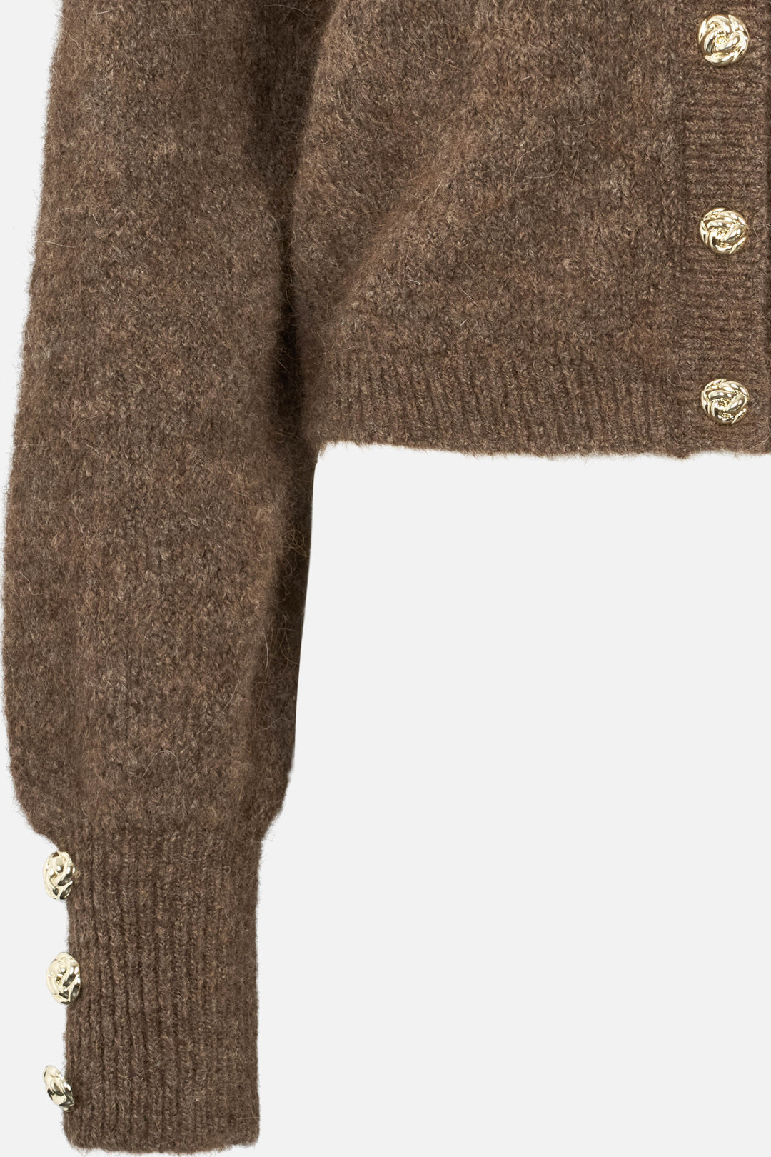 Bruuns Bazaar Women SyringabrushedBBKrista strik cardigan Strik Dark Brown