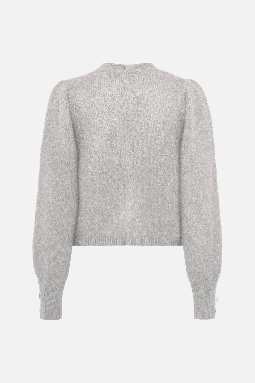 Bruuns Bazaar Women SyringabrushedBBKrista strik cardigan Strik Light grey melange