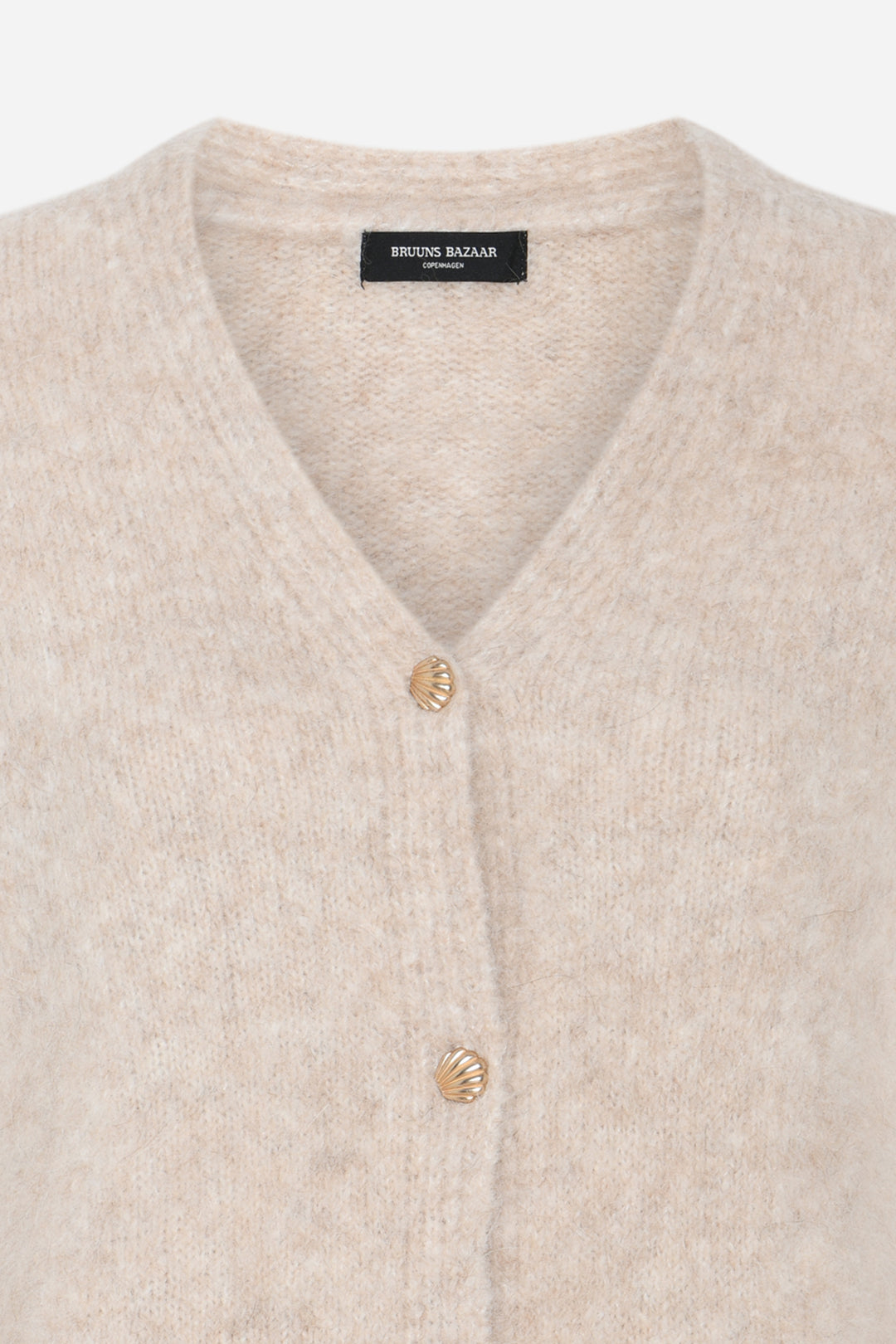 Bruuns Bazaar Women SyringabrushedBBVerna strikcardigan Strik Beige