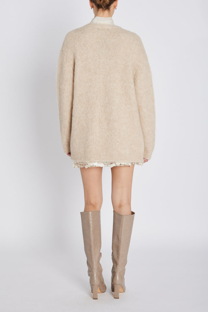 Bruuns Bazaar Women SyringabrushedBBVerna strikcardigan Strik Beige