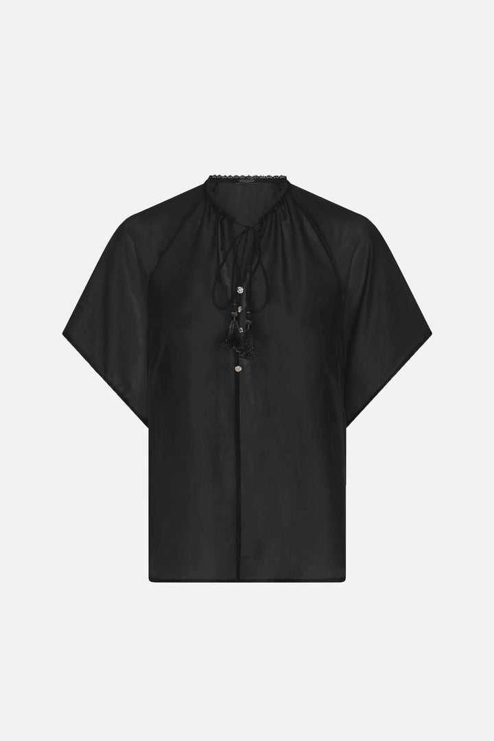 Bruuns Bazaar Women TelleaBBKarlya blouse Bluser Black