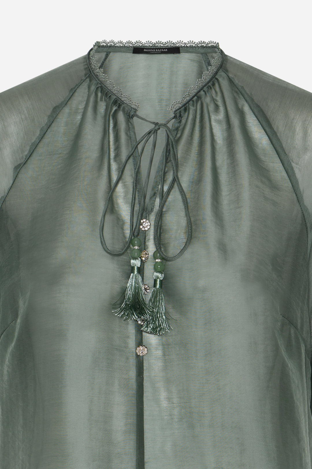 Bruuns Bazaar Women TelleaBBKarlya blouse Bluser Sweet Green