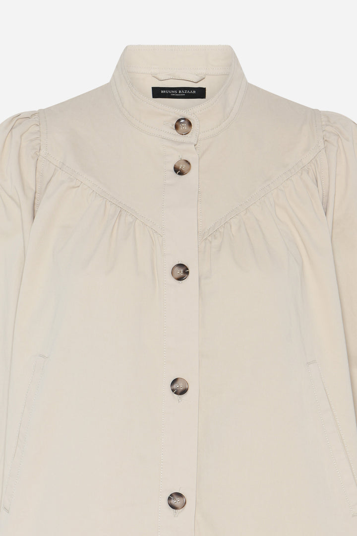 Bruuns Bazaar Women ThrinaxBBTindra jacket Overtøj .Sand
