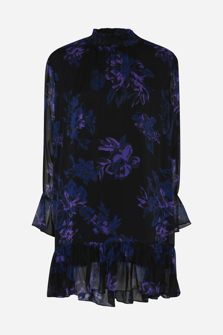 Bruuns Bazaar Women TrilobaBBViljas kjole Kjoler Purple Flower