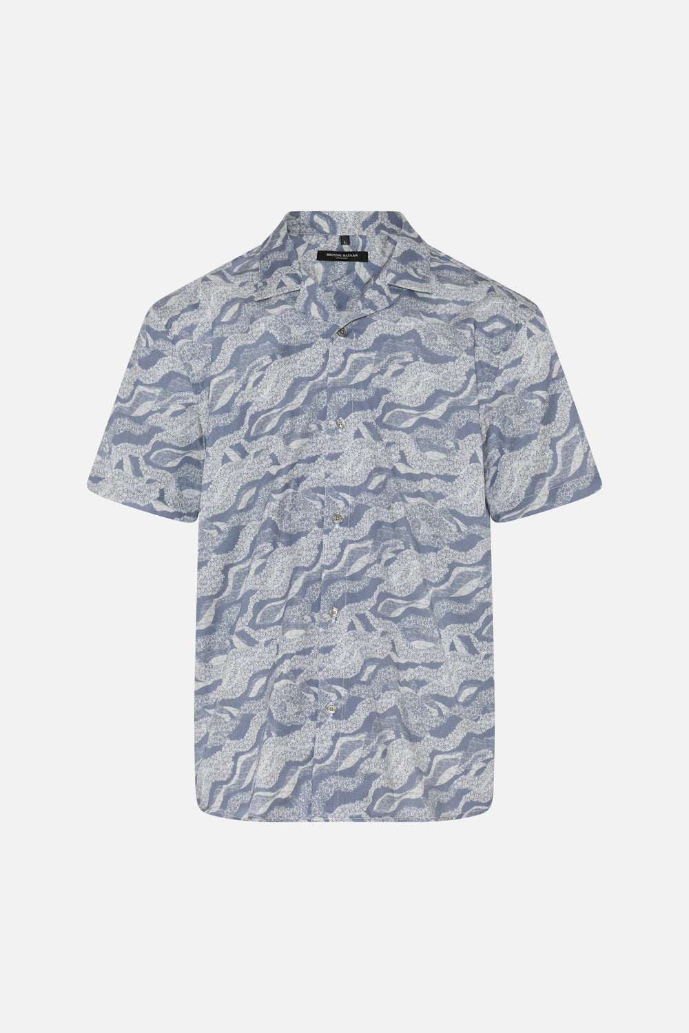 Bruuns Bazaar Men VanBBHomer AOP shirt Skjorter Cloudflower