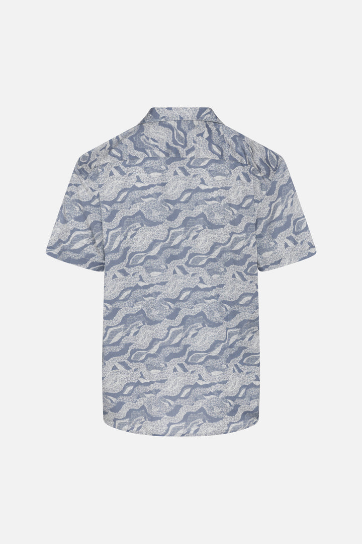 Bruuns Bazaar Men VanBBHomer AOP shirt Skjorter Cloudflower