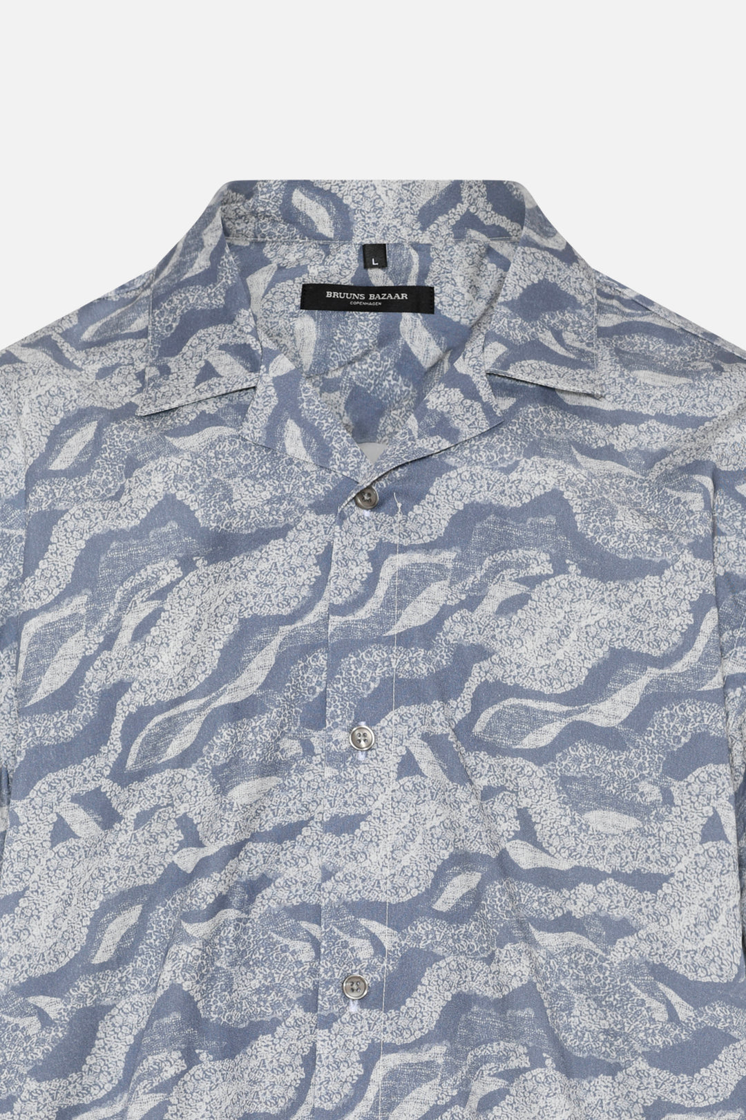 Bruuns Bazaar Men VanBBHomer AOP shirt Skjorter Cloudflower