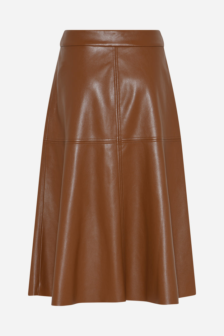 Bruuns Bazaar Women VeganiBBImma nederdel Nederdele Rusty Brown