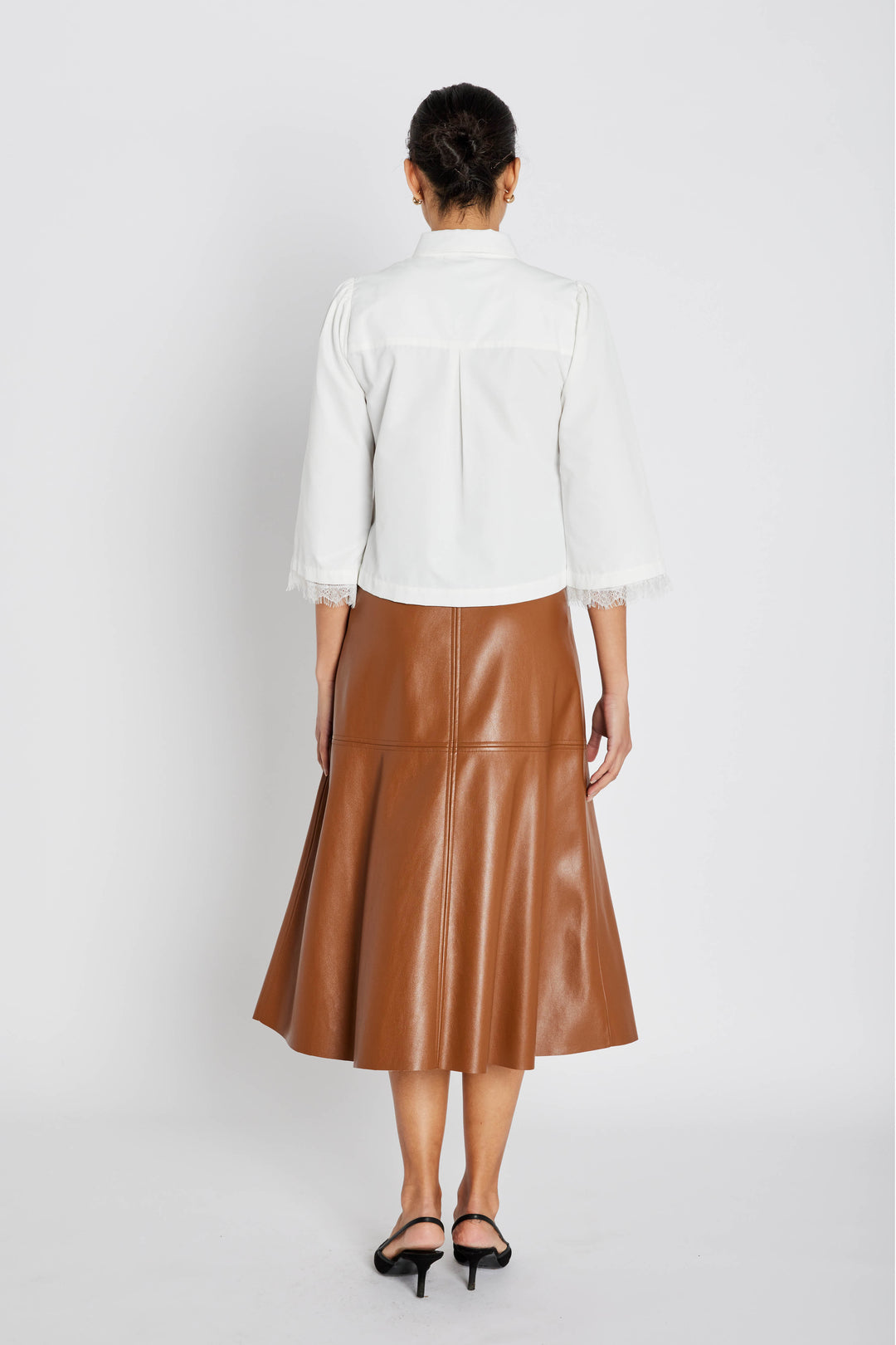 Bruuns Bazaar Women VeganiBBImma nederdel Nederdele Rusty Brown