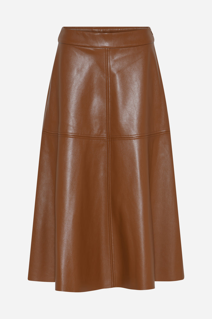 Bruuns Bazaar Women VeganiBBImma nederdel Nederdele Rusty Brown