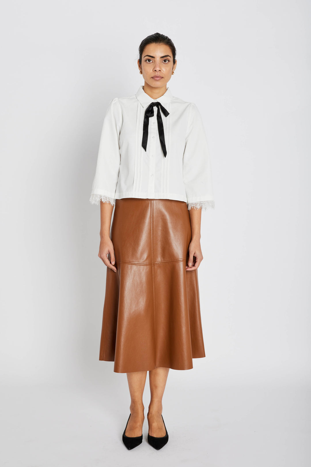 Bruuns Bazaar Women VeganiBBImma nederdel Nederdele Rusty Brown