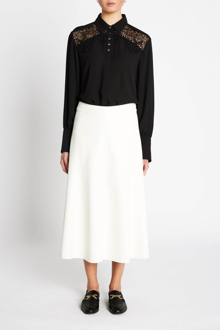 Bruuns Bazaar Women VeganiBBImma skirt Nederdele Snow White