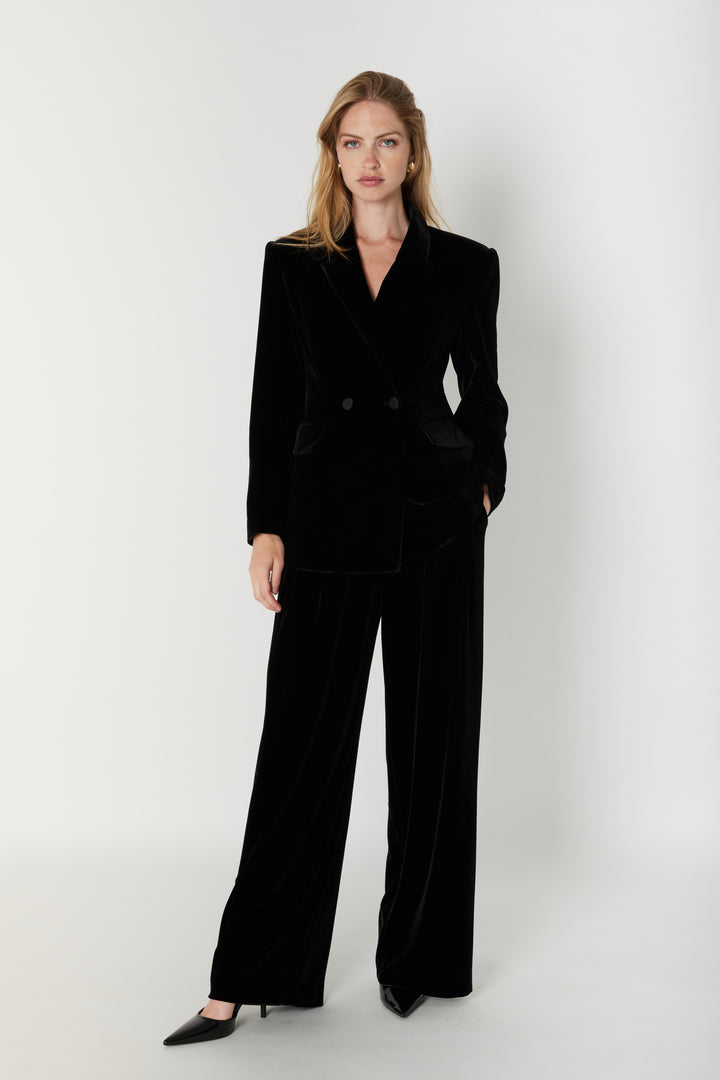 Bruuns Bazaar Women VelvetBBTuxi blazer Blazere Black