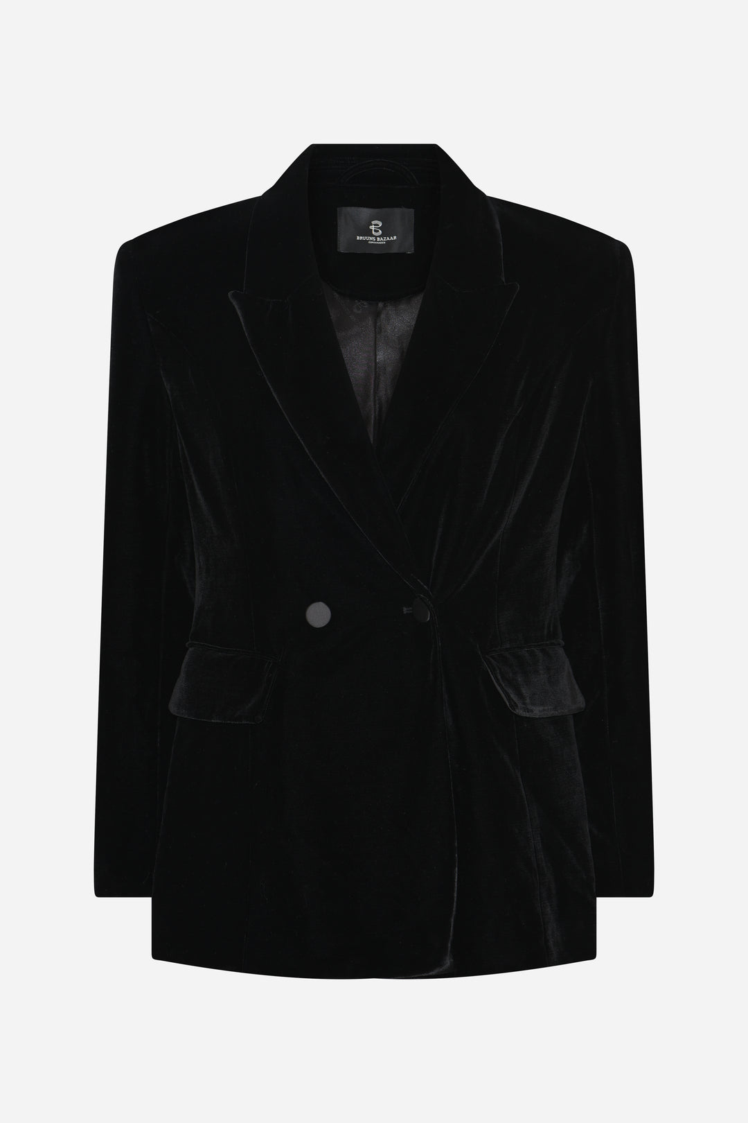 Bruuns Bazaar Women VelvetBBTuxi blazer Blazere Black
