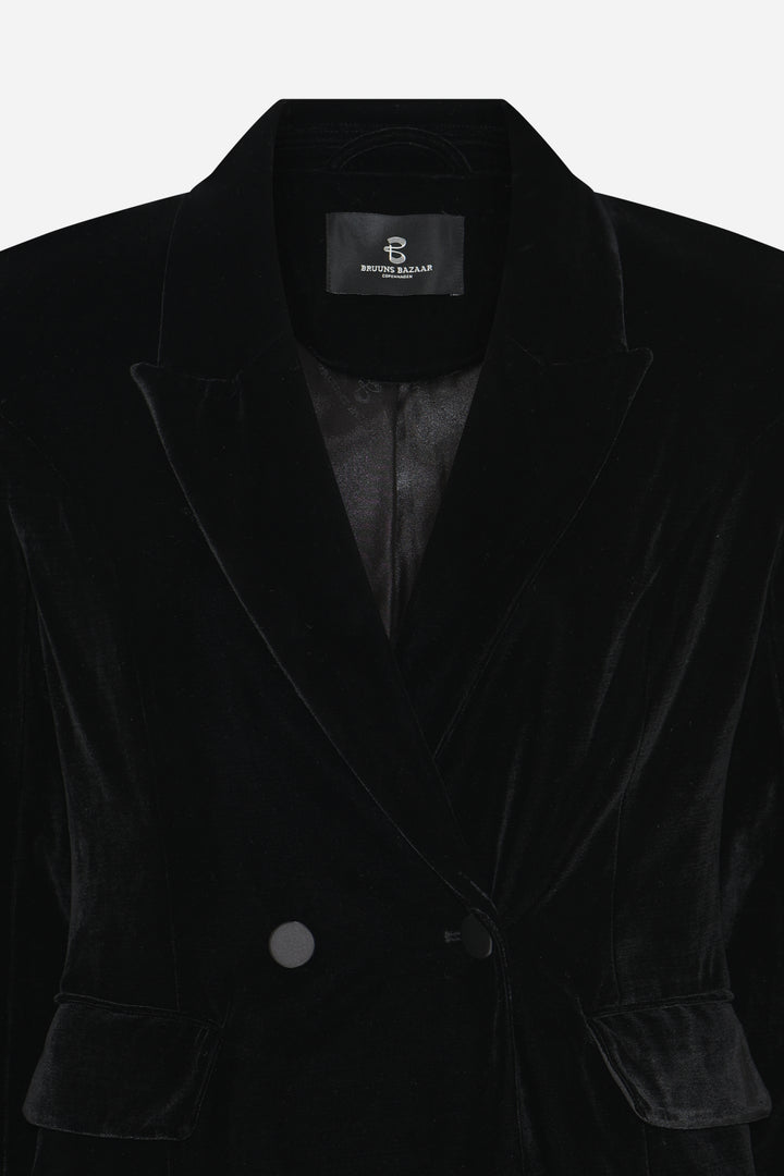 Bruuns Bazaar Women VelvetBBTuxi blazer Blazere Black