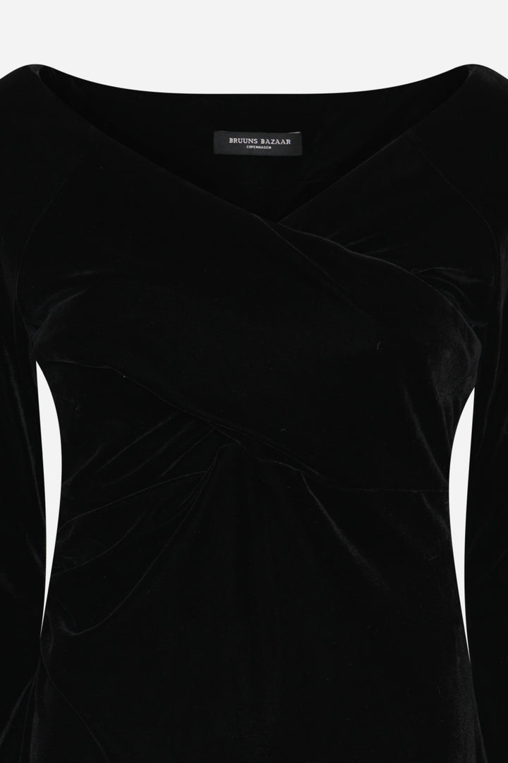 Bruuns Bazaar Women VelvetBBVaina kjole Kjoler Black