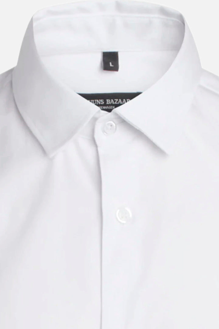 Bruuns Bazaar Men VicBBEssense shirt Skjorter White