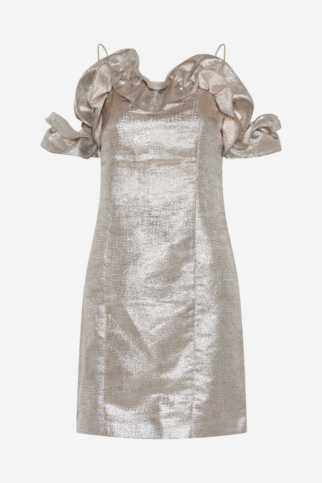 Bruuns Bazaar Women WallichiaBBMartha dress Kjoler Gold/Silver
