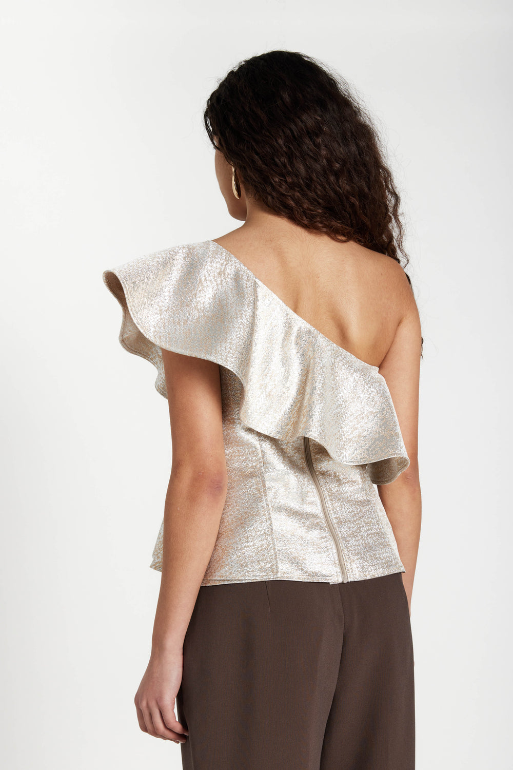 Bruuns Bazaar Women WallichiaBBOlina top Bluser Gold/Silver