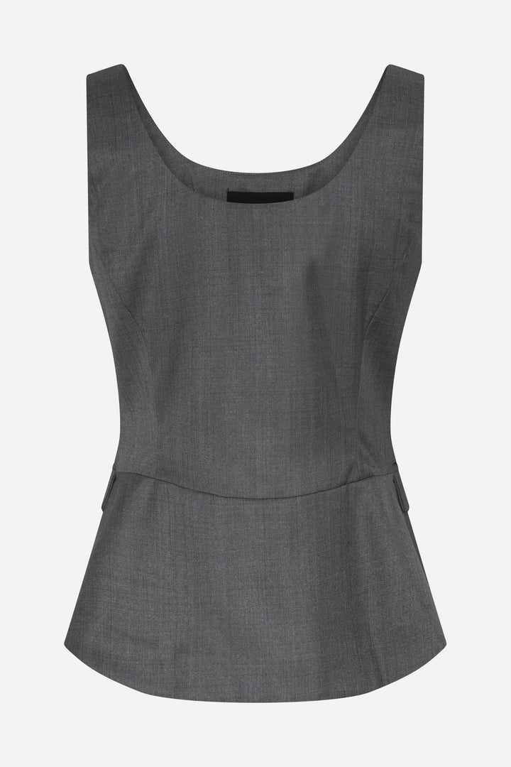 Bruuns Bazaar Women WaterlilyBBBeatus vest Vest Grey Melange
