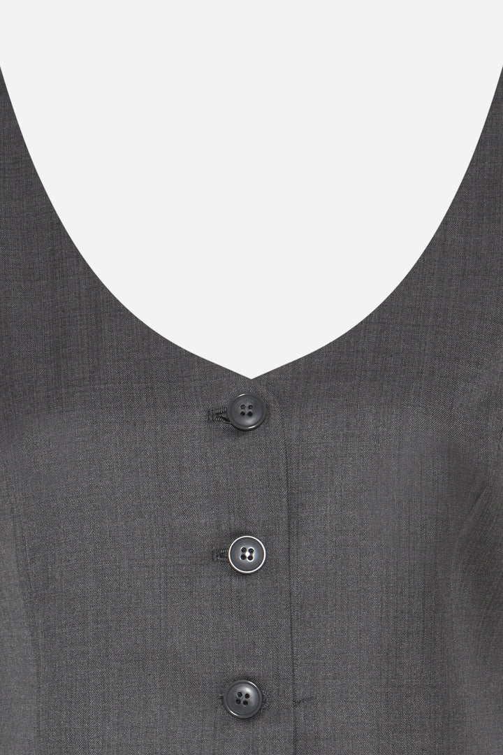 Bruuns Bazaar Women WaterlilyBBBeatus vest Vest Grey Melange